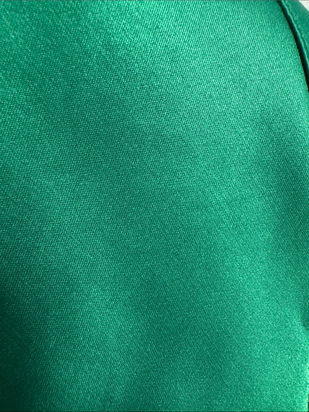 NY Collection Green Trench Coat with Waist Tie - women’s - Picture 3 of 7